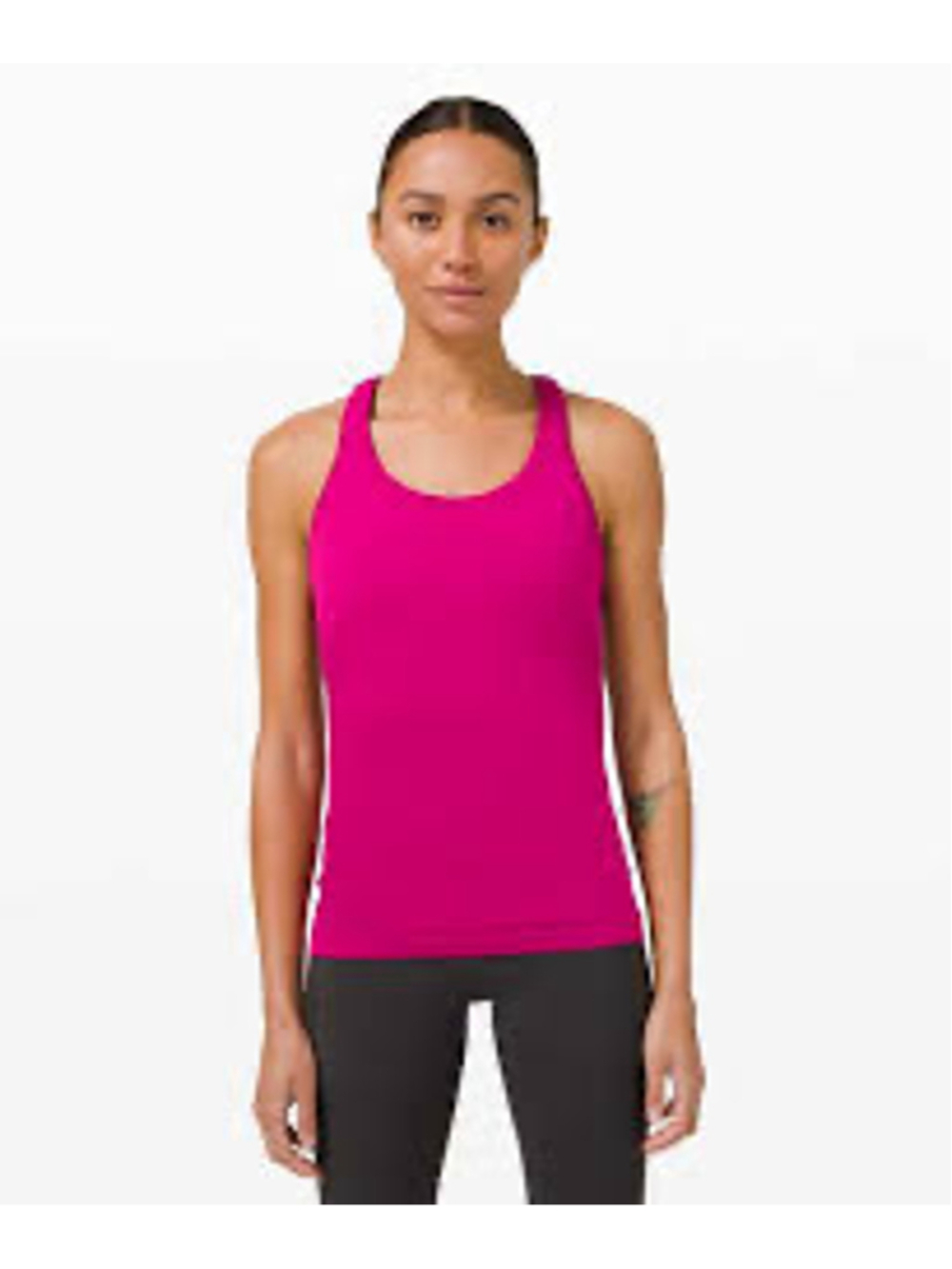 Lululemon Swiftly Tech Racerback Tank 2.0 Waist Length Ripened Raspberry SZ 8